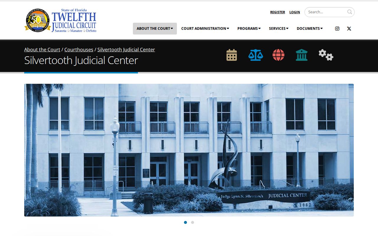 Judge Lynn N. Silvertooth Judicial Center official courthouse page